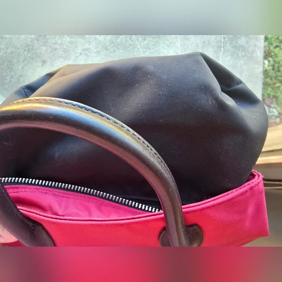 Burberrys Blue Label Hand Bag Nylon Pink Mini Tote - Japan Exclusive-Preowned - Picture 13 of 15